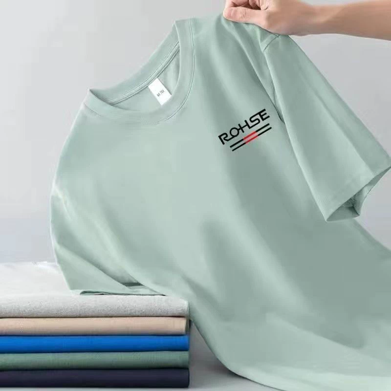2025 мужская футболка с коротким рукавом летняя нижняя рубашка с круглым вырезом