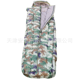 Coat-Style Sleeping Bag with Hood for Adults, Outdoor Camping Sleeping Bag, Thickened for Cold Protection, Portable and Storage-Friendly