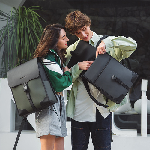 MARK RYDEN spring new casual backpack ins trend fashion backpack male and female student school bag