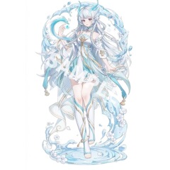 王者西施高颜值精致立牌摆件桌面装饰精美新款自制周边10cm