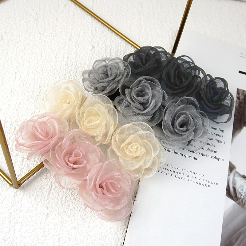 Women's Simple Style Flower Cloth Hair Tie display picture 5