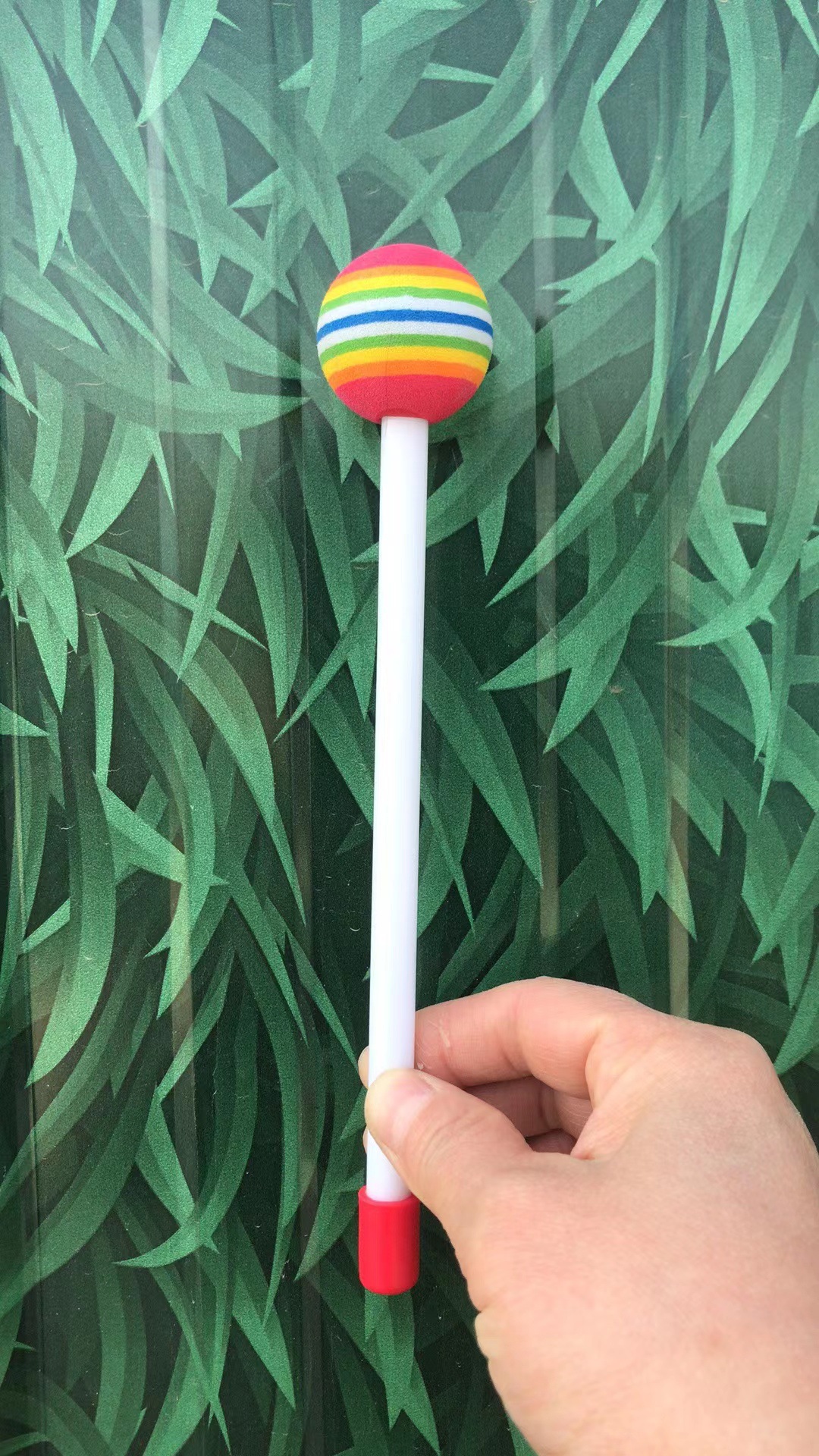 Fuente de la fábrica Orff instrumento de percusión plántulas instrumento musical fábrica de madera maciza piano martillo de piano de plástico martillo arco iris