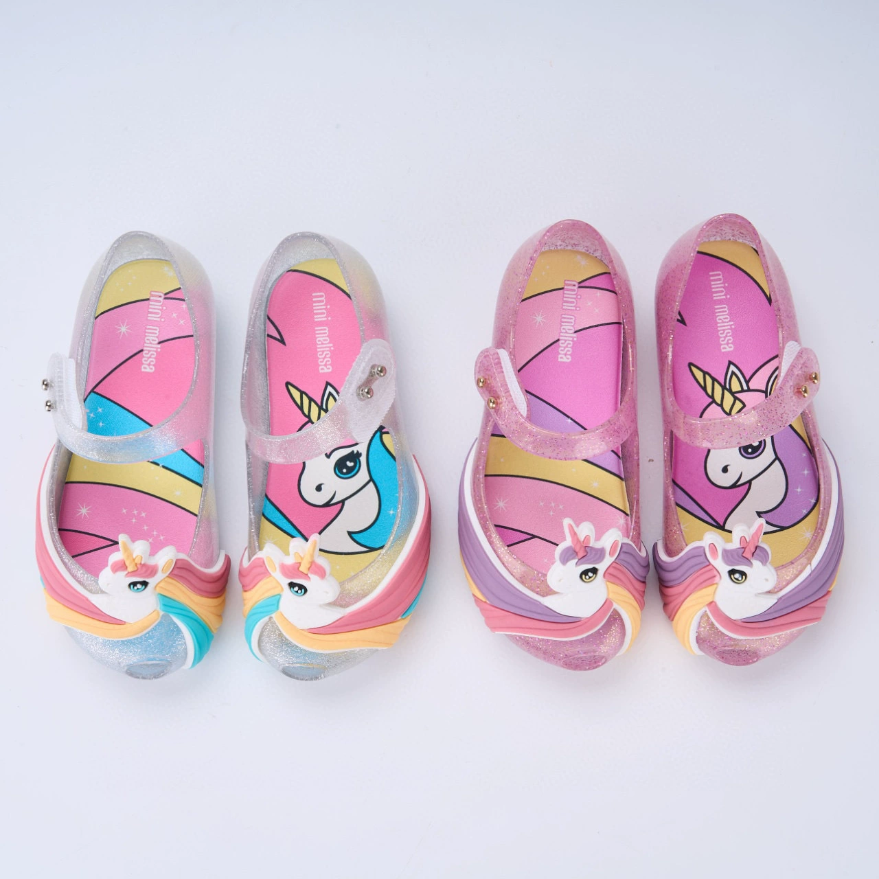 2025 Мелисса Новый стиль желе обувь рыбий рот сандалии пони Поли единорог обувь детская обувь женская пляжная обувь