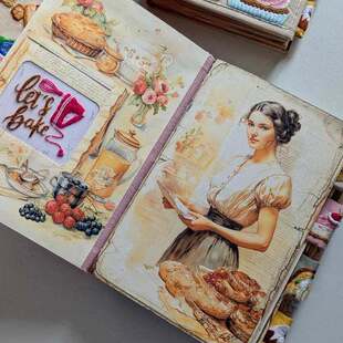 Cross-border New Product Recipe Diary Handmade Handmade Recipe JournalA21