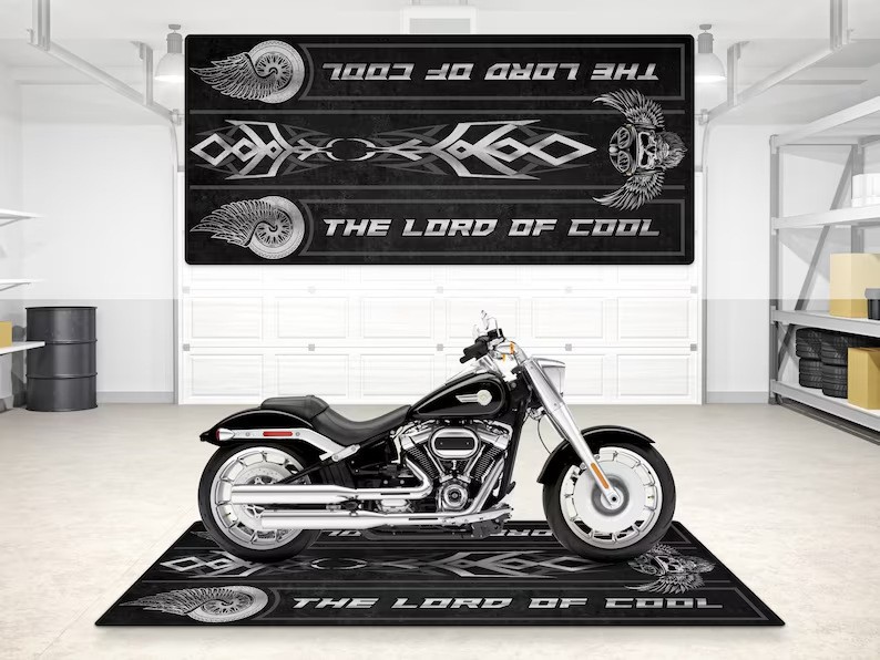 Cross-Border Motorcycle and Motorcycle Special Display Carpet Floor Mats Are Stain-Resistant and Easy to Care for Household Bedside Blankets Ready for Wholesale