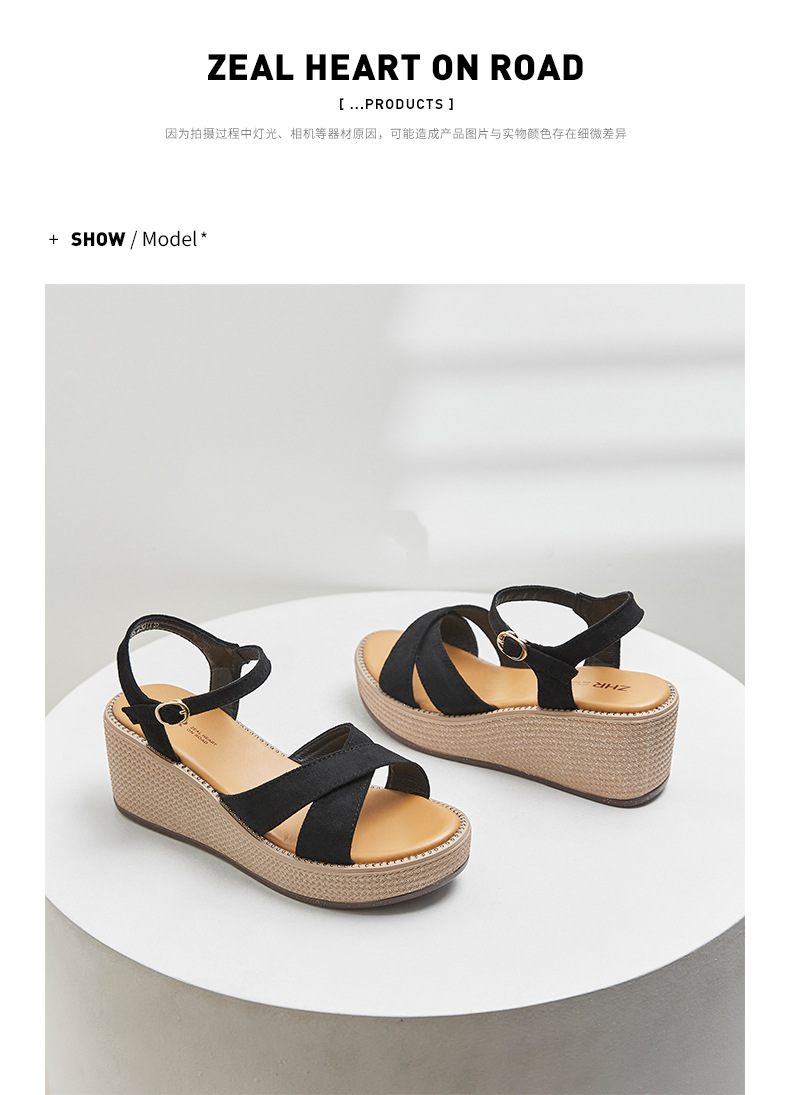 Sandal nữ đế xuồng cao gót thời trang dễ phối đồ — AY38 màu đen chi tiết 27