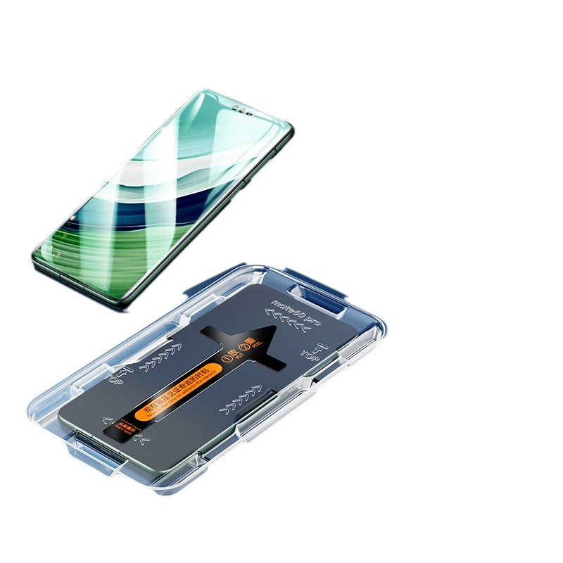 Aplicable a la película templada OPPOReno11 artefacto de película libre de polvo hd Reno11Pro película de localización de luz púrpura