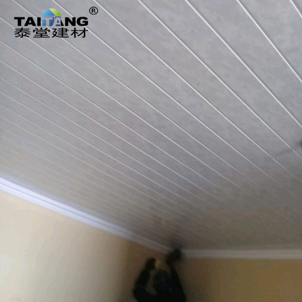 Techo de PVC de plástico material de caucho cocido fuelle autoinstalado techo fuelle de pared techo pvc