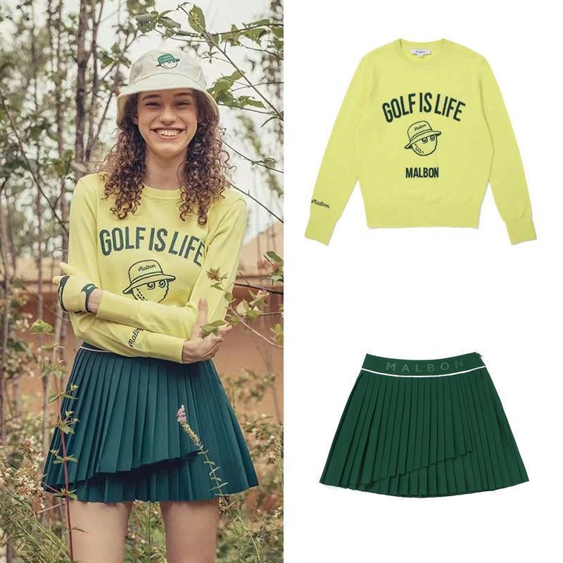 Korean Original Golf Women's Irregular Pleated Skirt Golf Women's Korean Version