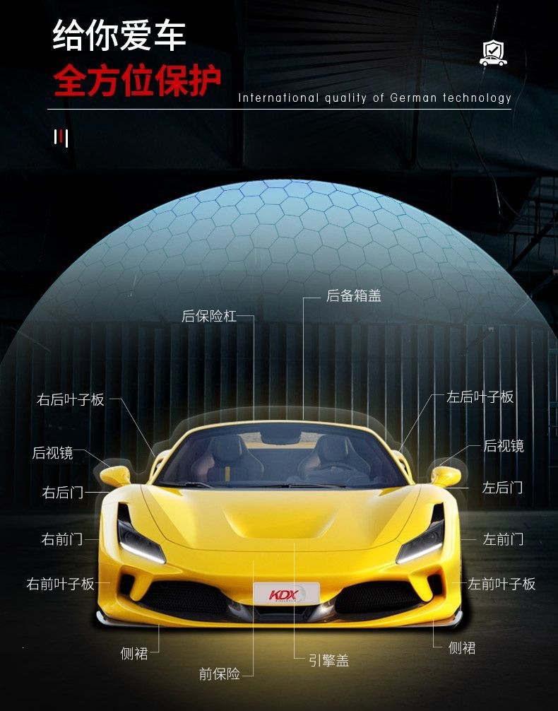 Kdx Kangdexin K8 Invisible Car Film Tpu Full Car Paint Protection Film Transparent Anti-Scratch Auto Film