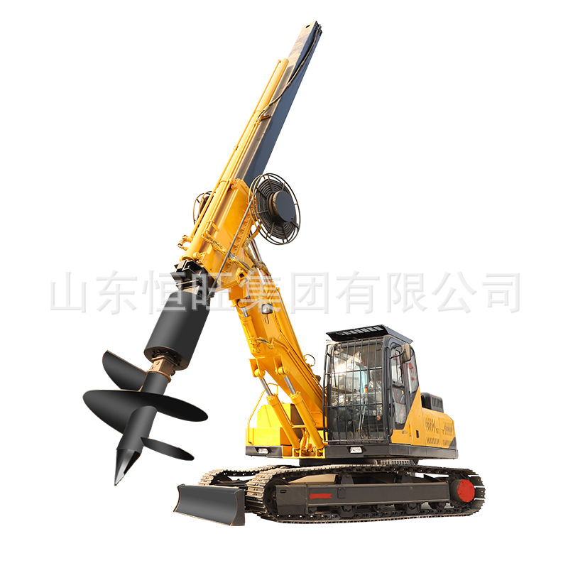 Perforación rotativa para puentes de cimentación de ingeniería perforación de pilotes de gran abertura perforación de pilotes helicoidales perforación de perforación rotativa tipo rastreo