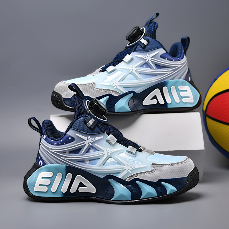 2025 nueva primavera zapatos de baloncesto de cuero para niños zapatos de niños zapatos antideslizantes zapatos de corrida para niños mayores