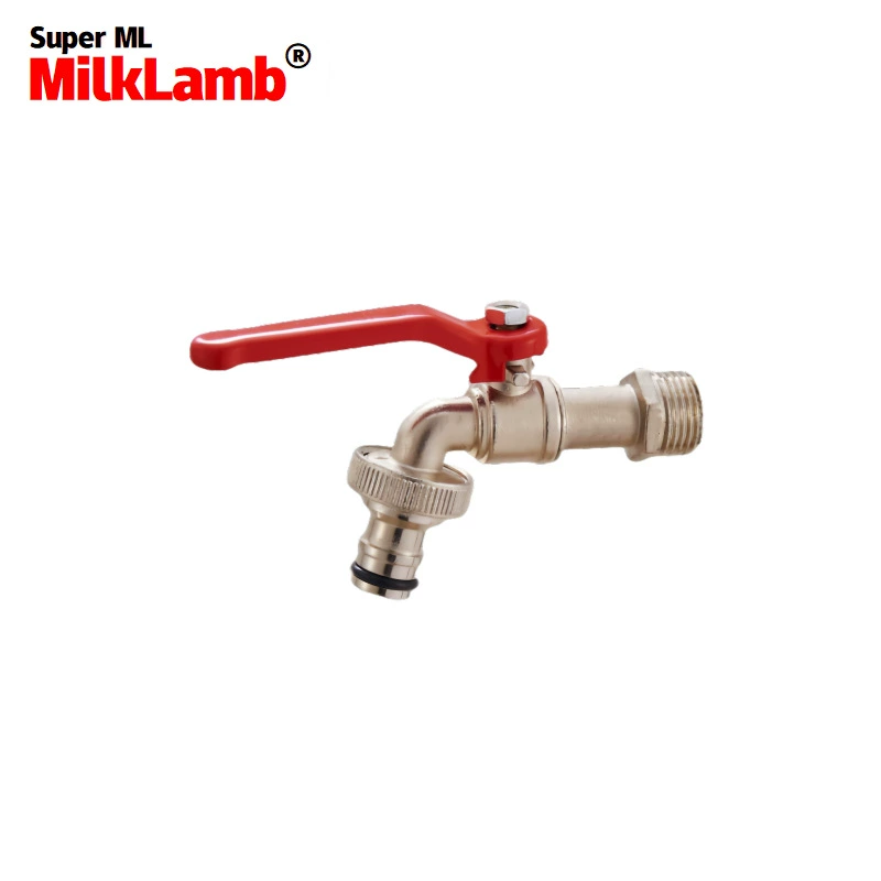 Трансграничные специальные для 1/2 х3/4 садоводства цинкового сплава воды сопла соска, ремень сопла цинка сплава кран [красный]