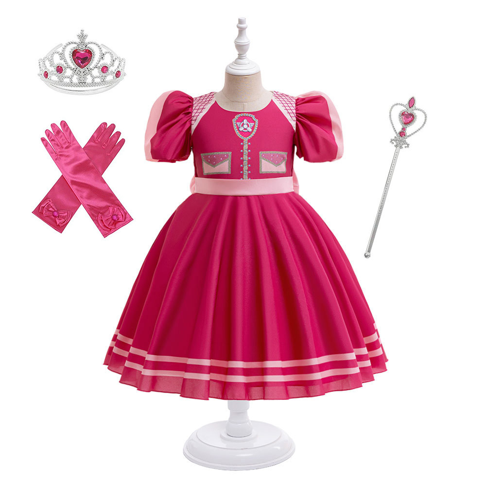 Europa y los Estados Unidos nuevos vestidos de princesa de niñas cosplay equipo de espectáculo de escenario vestido de varita de corona de Halloween image 7