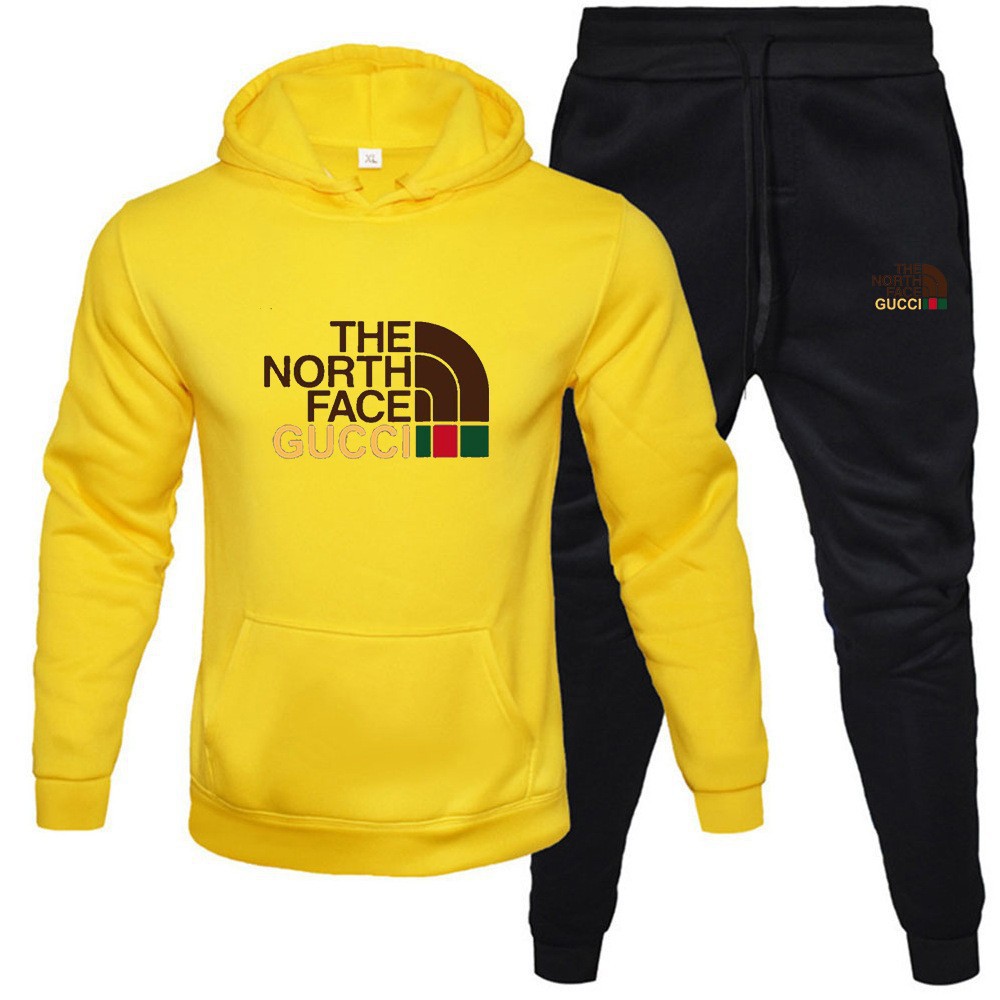 Venta caliente transfronteriza hombres otoño e invierno sudadera con capucha traje de suéter más terciopelo cálido traje casual suéter deportivo al por mayor