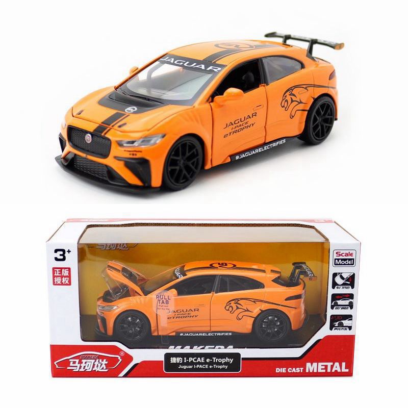 Ma Ke, modelo de coche de aleación 1:32 Jaguar I-Pace tranvía, luz y sonido de retorno, modelo de coche, figura de decoración