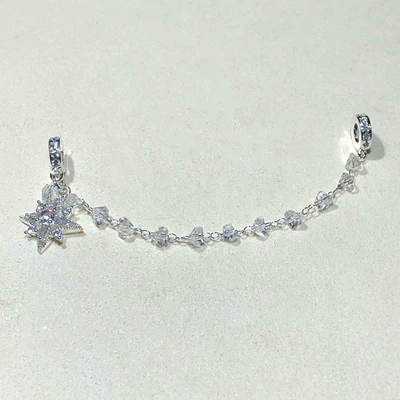 Color Retention Crystal DIY Accessories: Zərgərlik ara hissələri - bright-silver-zircon-chain-terms