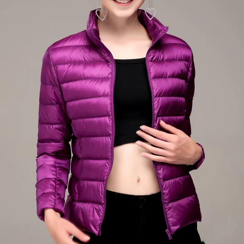 Chaqueta Corta de Algodón para Mujer Transfronteriza 2024, Estilo Coreano Ajustado, Modelo Delgado, Capa de Algodón Lluvia de Seda, con Capucha, Mayorista