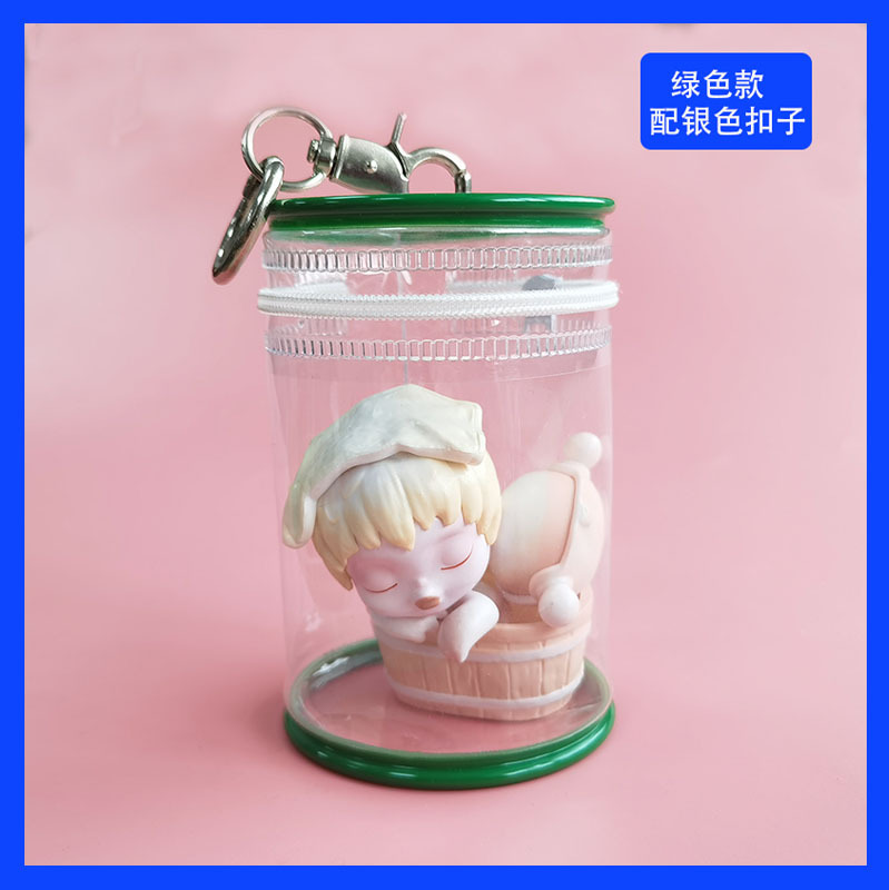 Bolsa de bebé caminando transparente caja ciega bolsa de almacenamiento burbuja bolsa de salida mate cubo bolsa de exhibición leche té cubo bebé bolsa de secado bolsa de bebé