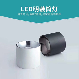 Open-mounted Downlight led round living room ceiling lamp home Nordic ceiling spotlight corridor aisle lamp