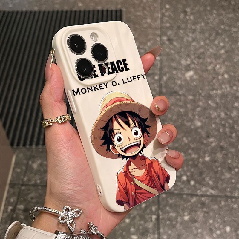 Cute Luffy Suitable for Apple 15 Mobile Phone Case iPhone15promax Pleated 14/13/12 Cartoon 11/x Cute Luffy Suitable for Apple 15 Mobile Phone Case iPhone15promax Pleated 14/13/12 Cartoon 11/x