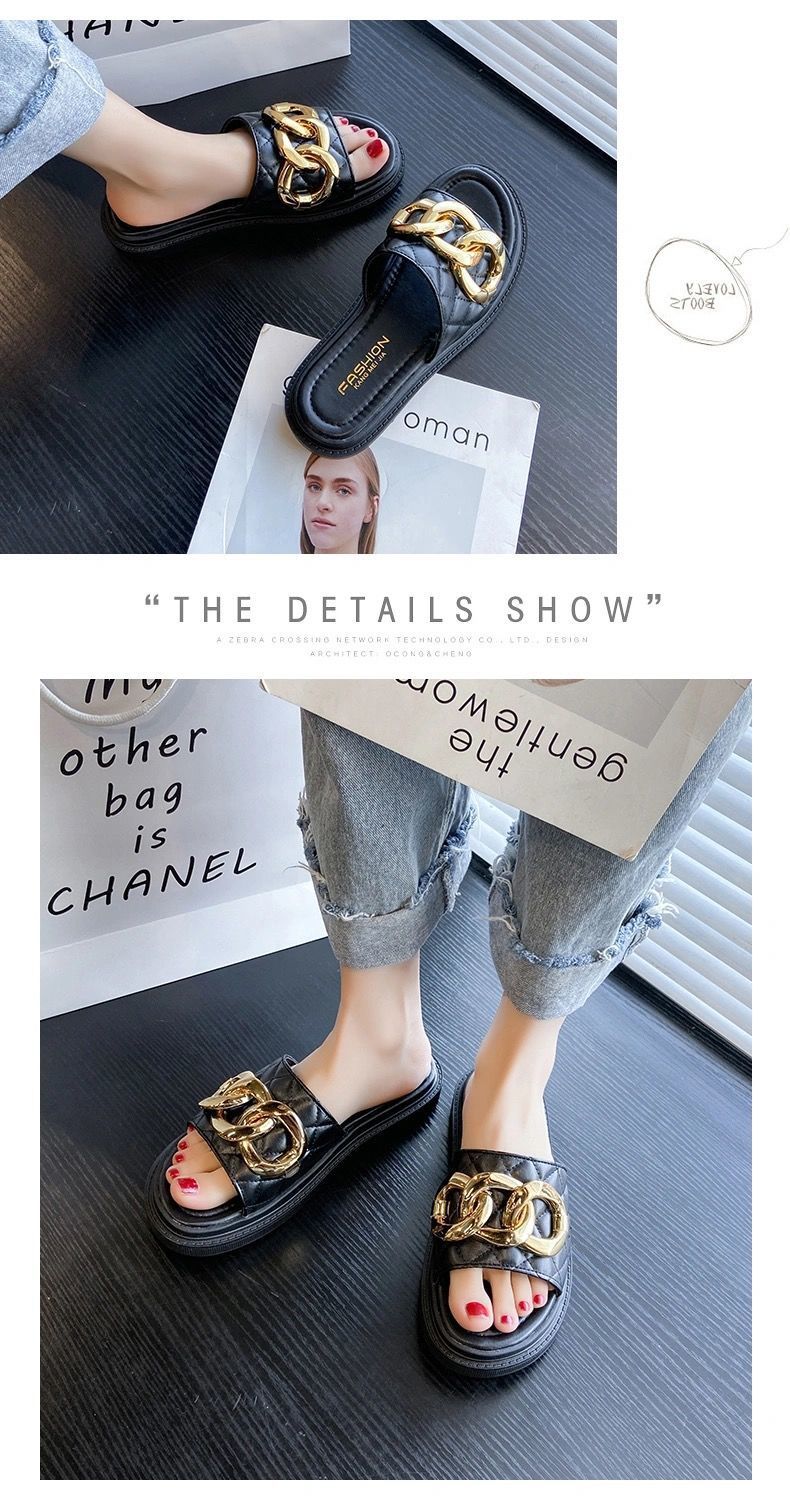 Plateau-Hausschuhe für Damen-Oberbekleidung, Mode 2023, neue Influencer, heißer Sommer, lässige Flip-Flops, rutschfeste Strandsandalen_voghion.com