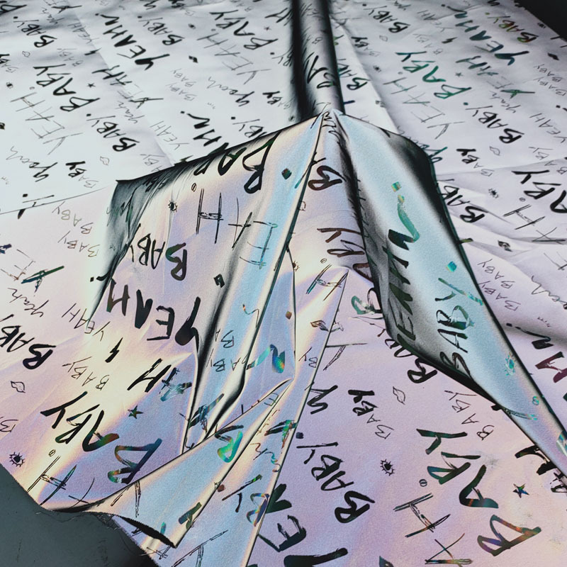 레이저 인쇄 반사 천