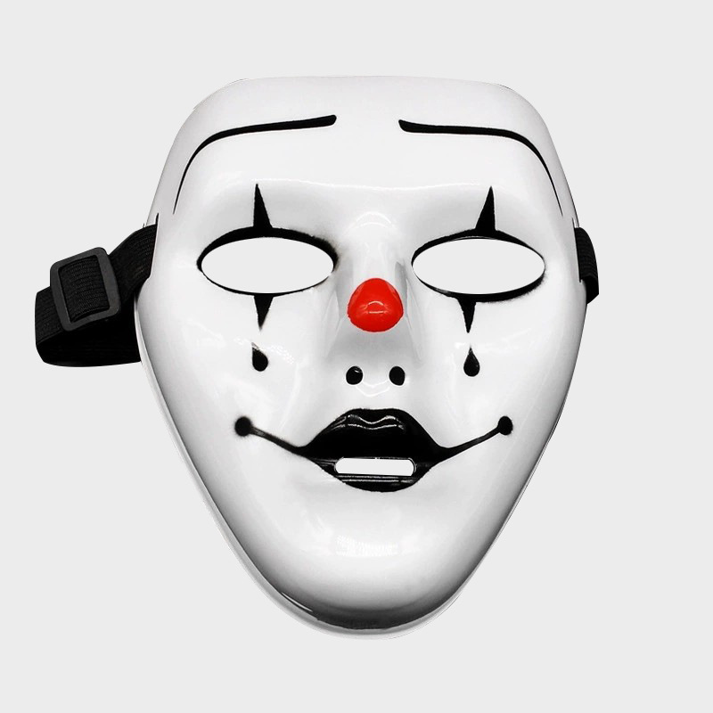 Halloween fiesta de baile callejero cara entera extraña máscaras blancas hip hop mascaras baile de máscaras máscaras de payaso cosplay