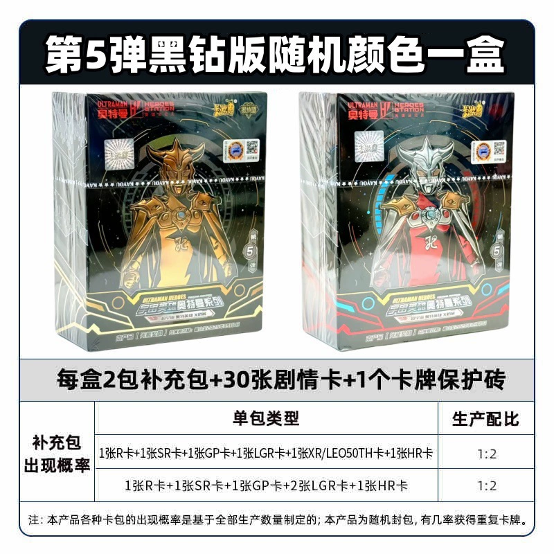 卡游 [正版奥特曼卡片奇迹版第十弹3元包一整盒豪华版儿童卡牌批发]