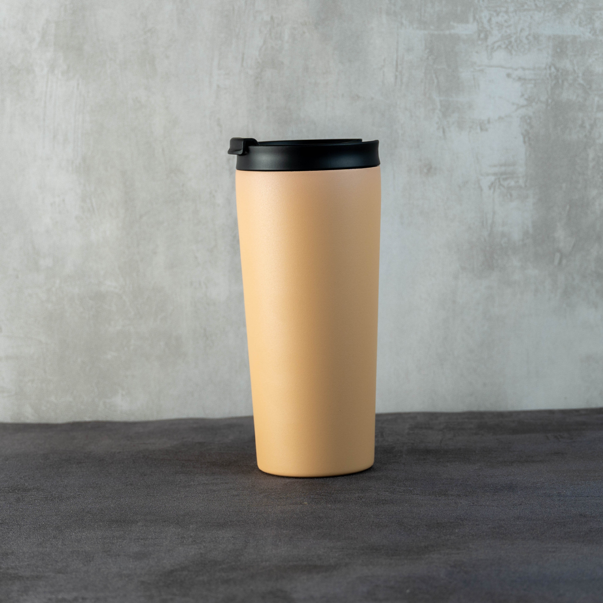 Nueva taza de café de acero inoxidable taza de vacío de doble capa 304 taza de paja de doble tapa portátil taza sellada al por mayor