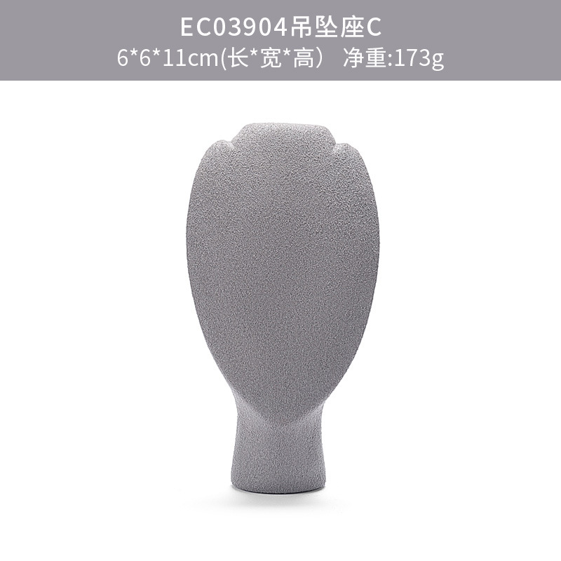 Hongtai Luz de lujo exhibición de la joyería de microfibra anillo de rack pulsera pendientes collar Almacenamiento de rack de la joyería de la decoración de la ventana rack