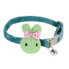 Choker, cartoon rabbit, small bell, necklace, new collection, pet, flowered, cat