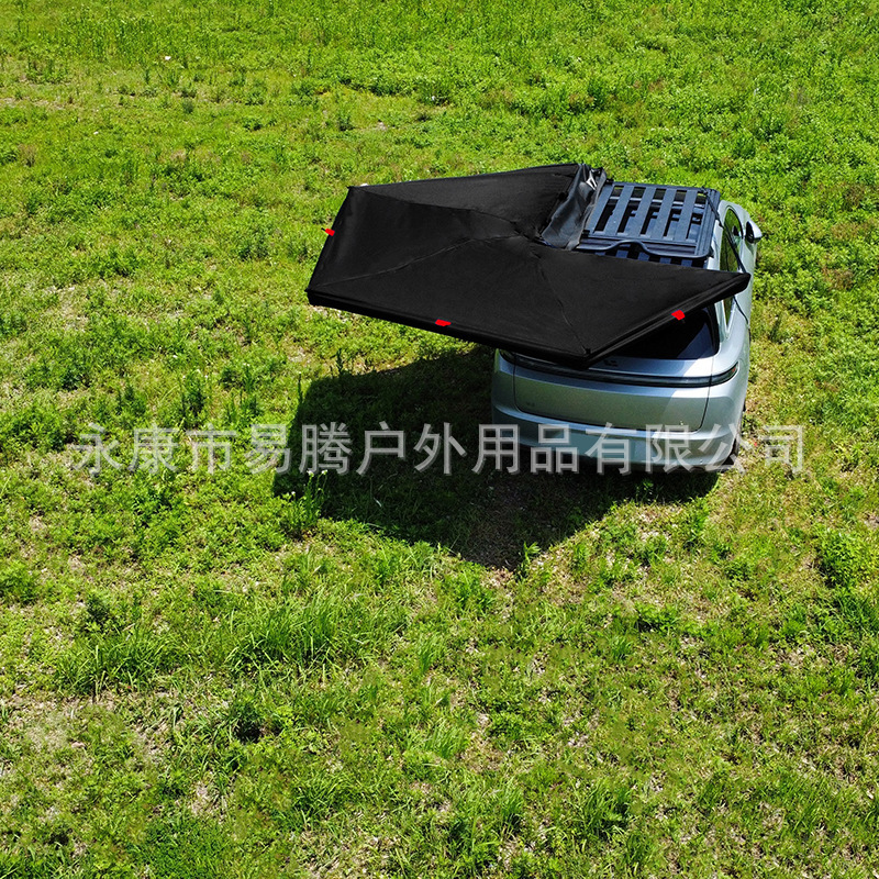270-Degree Rotating Canopy for Car Side, Outdoor Camping Rainproof and Sunproof Side Tent, Self-Driving Car Tail Tent