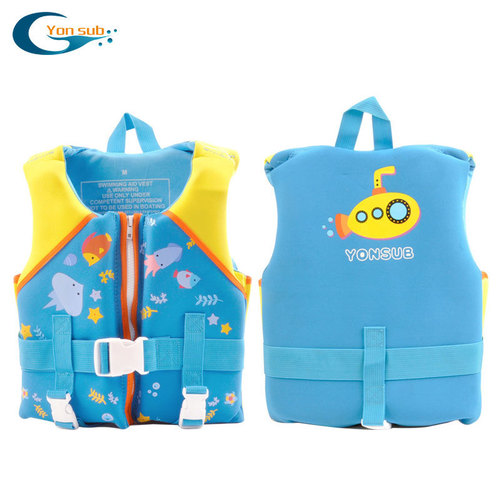 Yonsub professional children's life jacket printed vest men's and women's vest baby swimming sleeveless vest type buoyancy jacket
