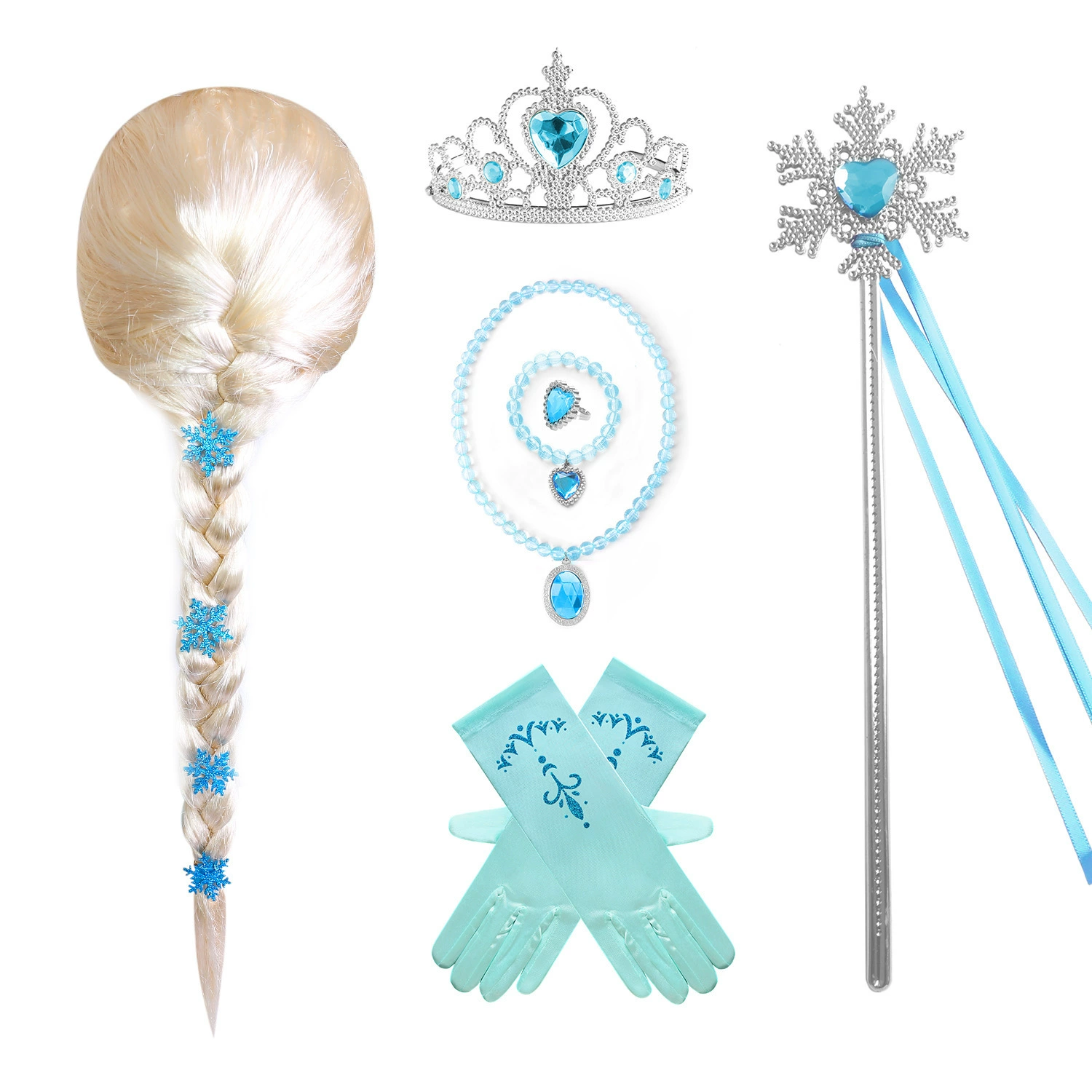 Принцесса Айса Детские украшения Frozen Cos Девушки Украшения Ледяная королева Принцесса Айза Детские украшения