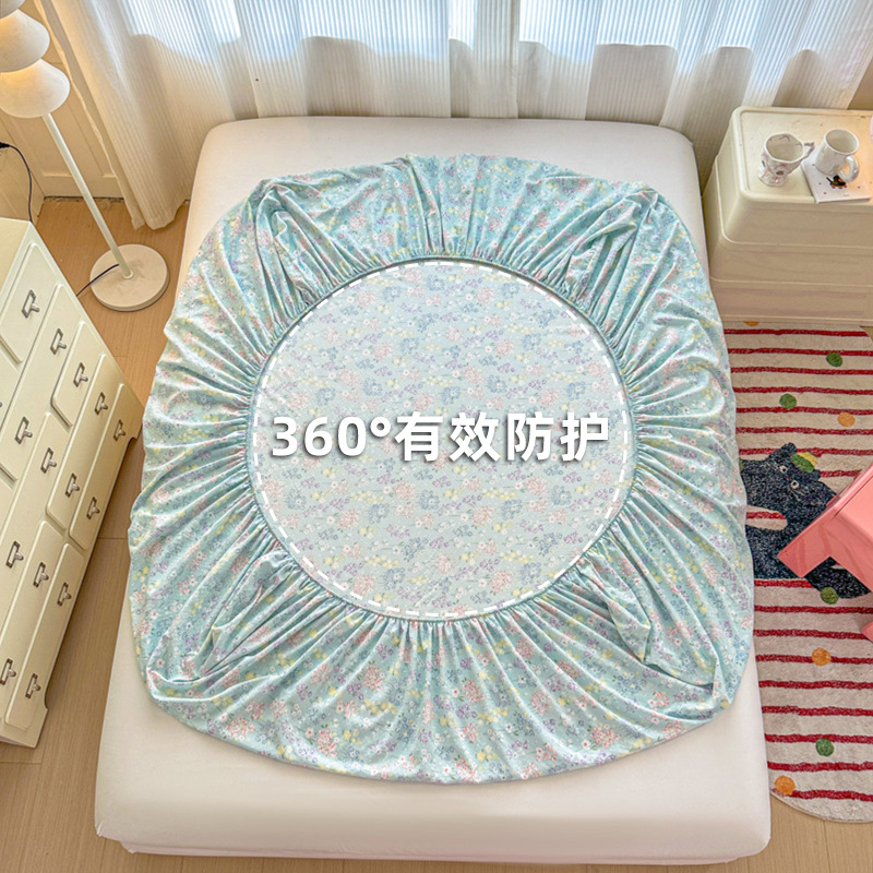 Nuevo tipo de impresión de cama de cama de una sola pieza de clase madre y bebé todo incluido cubierta de cama de cama de cama de cubierta de cama Simmons colchón cubierta de cama