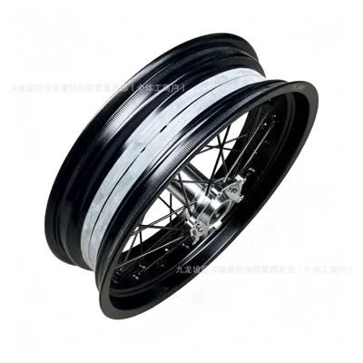 250 modified widened 4.25*17: Motorcycle wheel hub - silver-wheel-rims