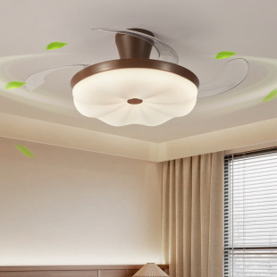 Antique Style Bedroom Living Room Study Ceiling Lamp Eye Protection LED Room Light Solid Wood Walnut Color 2025 New Style
