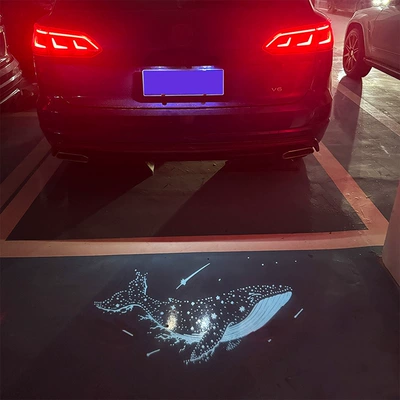 License plate lamp — Q2L lighting modification for personalized customization - 12-26-models-of-a6l-license-plate-light-single-whale