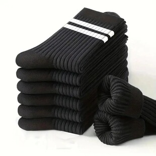 B 23384 Striped Double Bar Sport Socks �l�y�\�����e�m ��