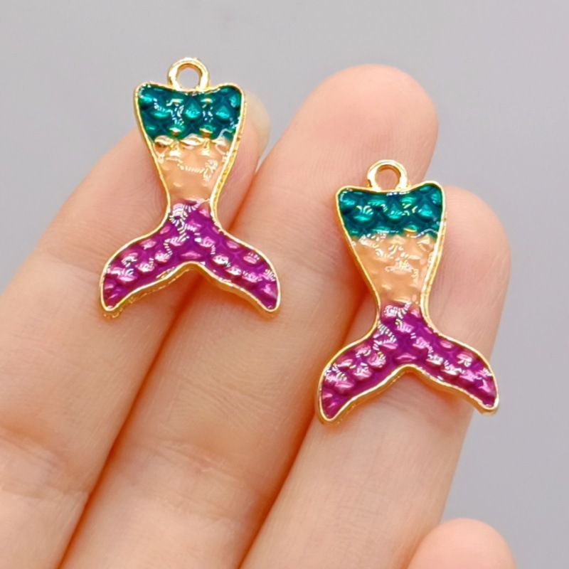 10 ピース/パック合金ペンダント海洋要素 DIY ジュエリーアクセサリー女性の日本と韓国のジュエリーアクセサリーホット販売|undefined