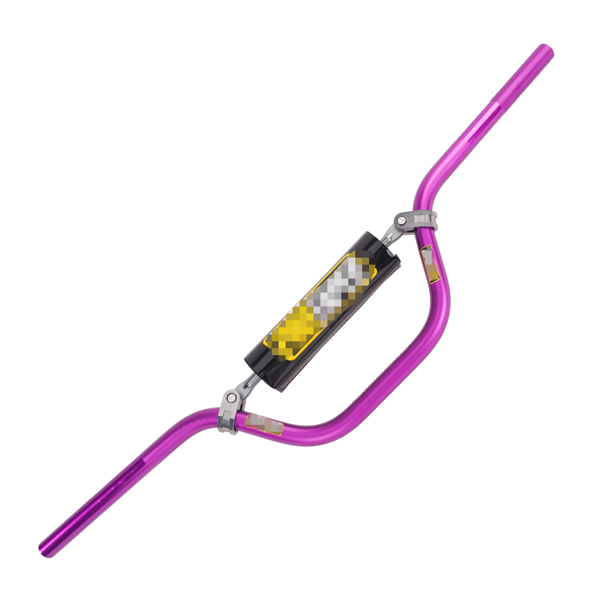 Tubo U púrpura + barra transversal + algodón protector de pecho