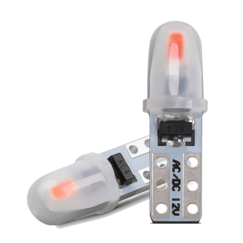 Автомобильная лампа Zhonghui T5, автомобильный светодиодный светильник для инструментов, светильник для макияжа T5 3014, 2SMD, 3D индикатор астигматизма