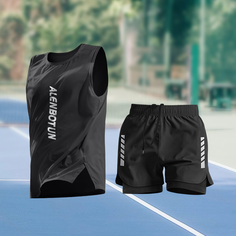 B16 black vest+dk70 black