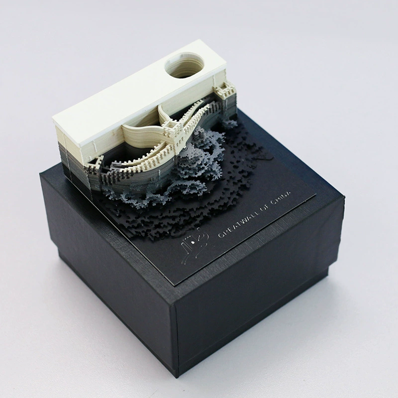 3D Castle Desk Calendar, Custom Creative Gift, 2026 Weekly Options with Lighted Covers