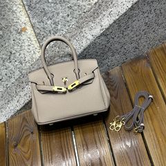 pu大容量荔枝纹铂金包时尚百搭单肩斜挎包高级感手提包女2025新款