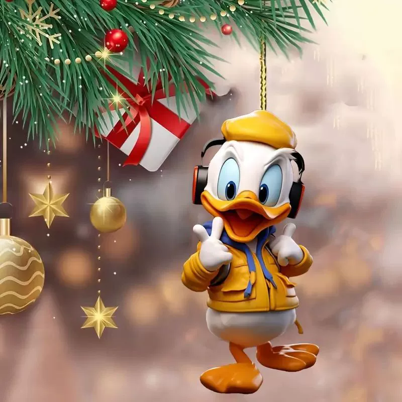 Креативный рождественский мультфильм сказочный кулон новый трансграничный акрилово-плоский автомобильный кулон для дома праздник украшения