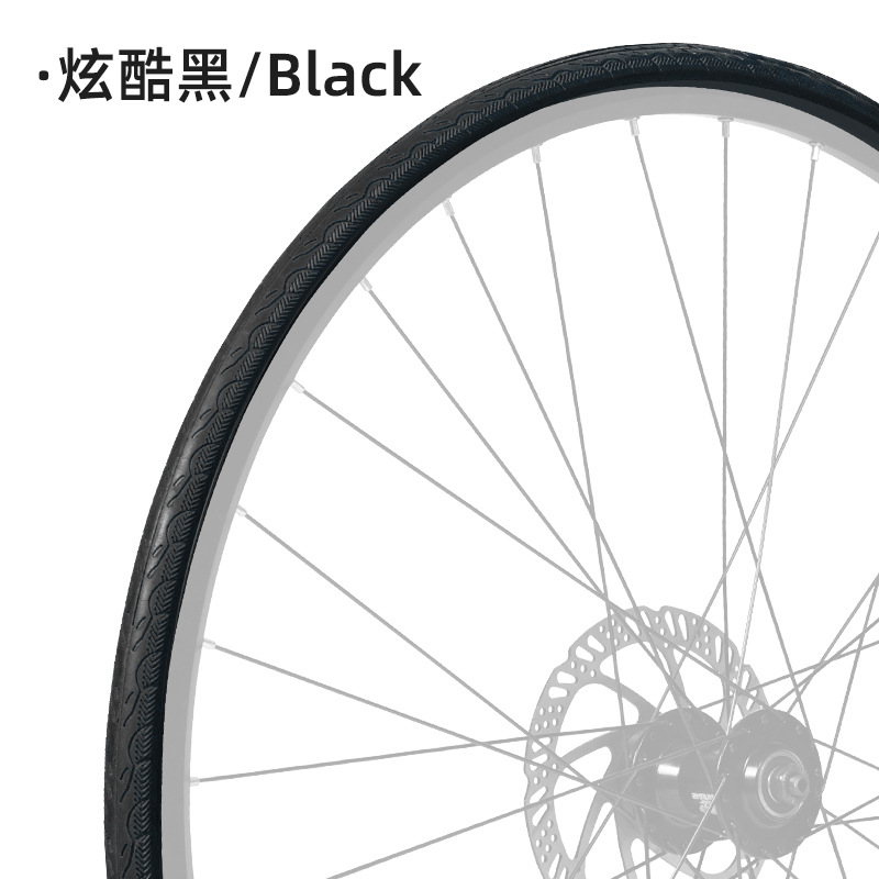 700X23C neumático sólido de bicicleta neumático de carretera neumático de aire libre neumático de color anti-punción anti-desgaste