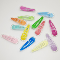 子供キャンディー色ヘアクリップクリームdiyしずくクリップbbクリップ5cmゼリー透明ジャケットヘアクリップ頭飾り