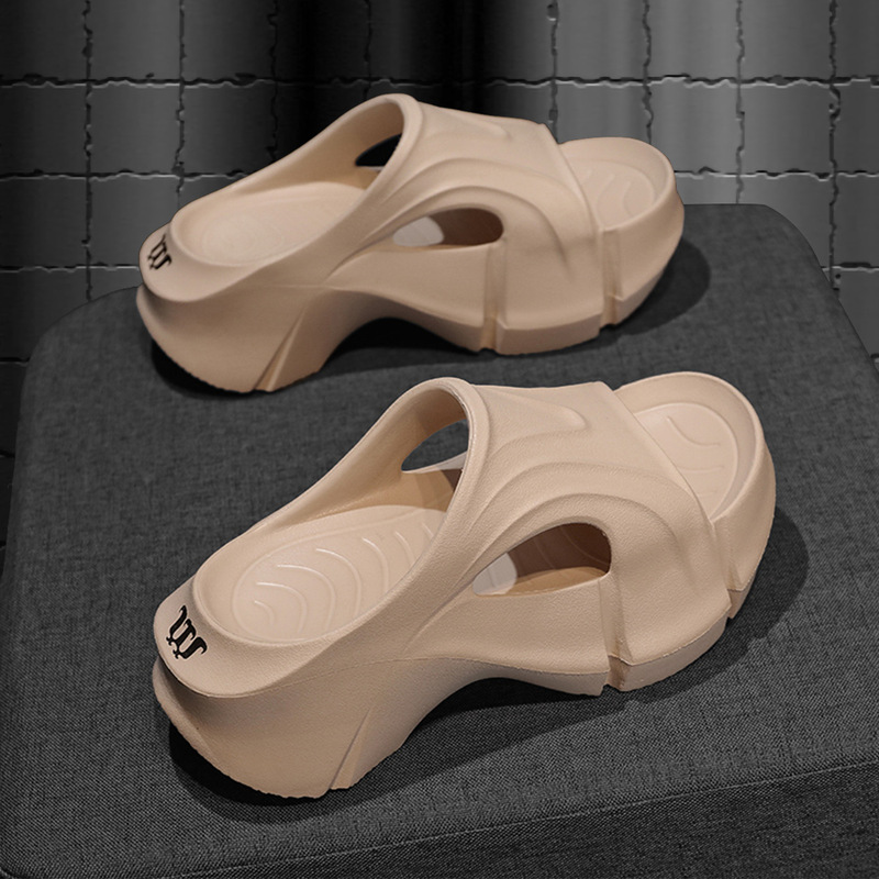 7cm Thick Bottom Slippers Women's Summer Outer Wear 2025 New Elevated Stinky Not Tired Feet Fashion Casual Sandals 7cm Thick Bottom Slippers Women's Summer Outer Wear 2025 New Elevated Stinky Not Tired Feet Fashion Casual Sandals